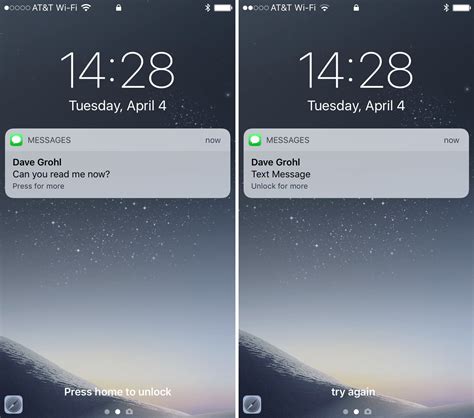 iphone secret chat notification.